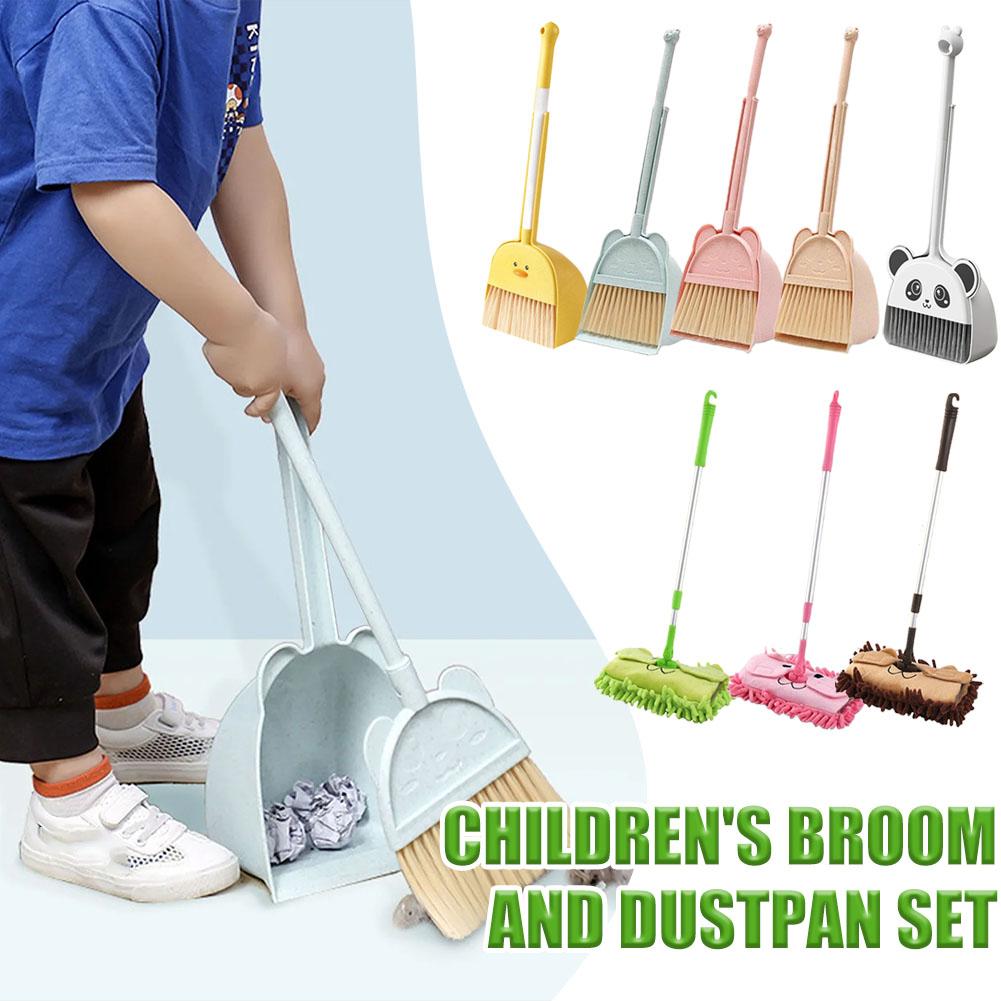 子供用おままごとおもちゃ ミニほうきとちりとり 面白いお掃除 - Kids Outdoor Broom のレビューと価格