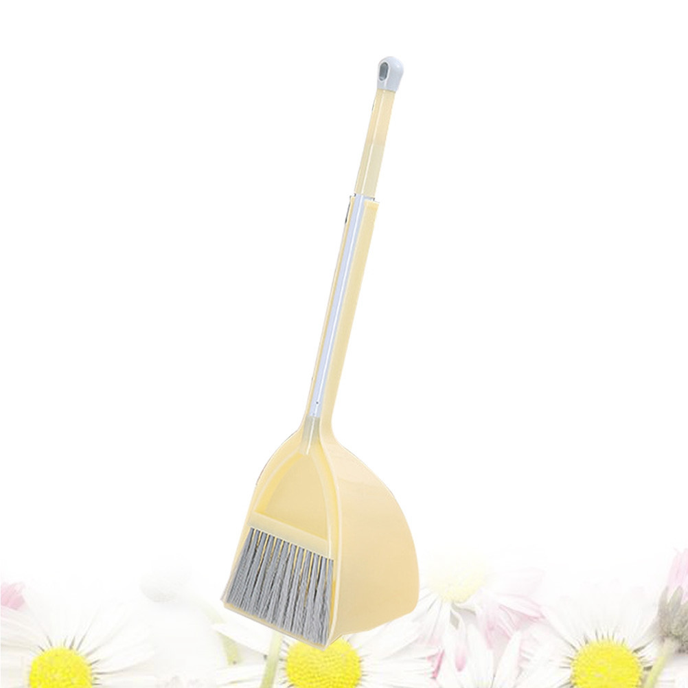 子供用ほうきとシャベルセット、ミニほうき、モップ、黄色い清掃 - Kids Outdoor Broom のレビューと価格