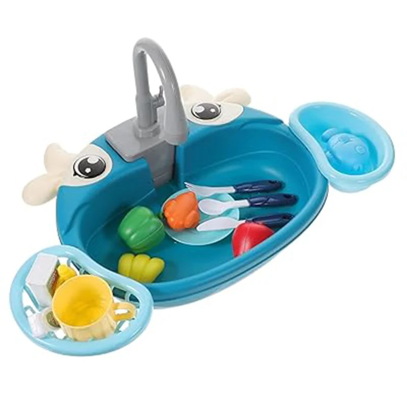 幼児向けおもちゃのキッチンセット、電動循環水、食器洗い機付き - Kids Outdoor Kitchen Accessories のレビューと価格
