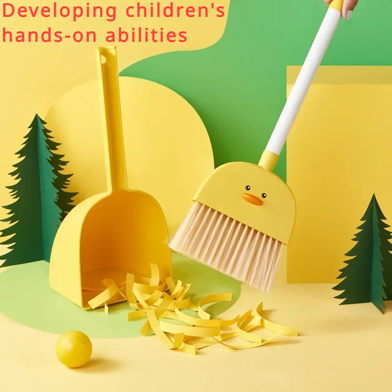 食品グレード PP 子供用ミニほうきちりとりセット スリーピ - Kids Outdoor Broom のレビューと価格