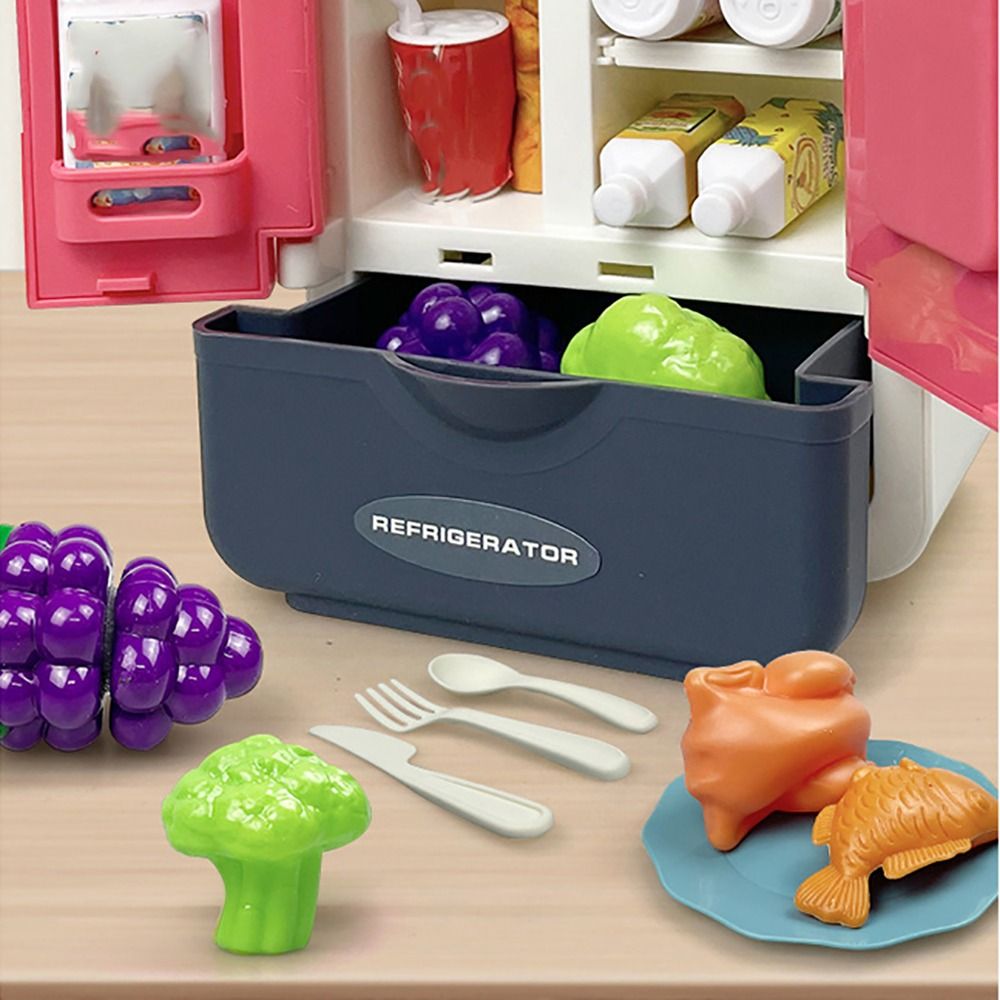 クリエイティブ多色クッキングプレイセット電子レンジプラスチッ - Kids Outdoor Kitchen Accessories のレビューと価格