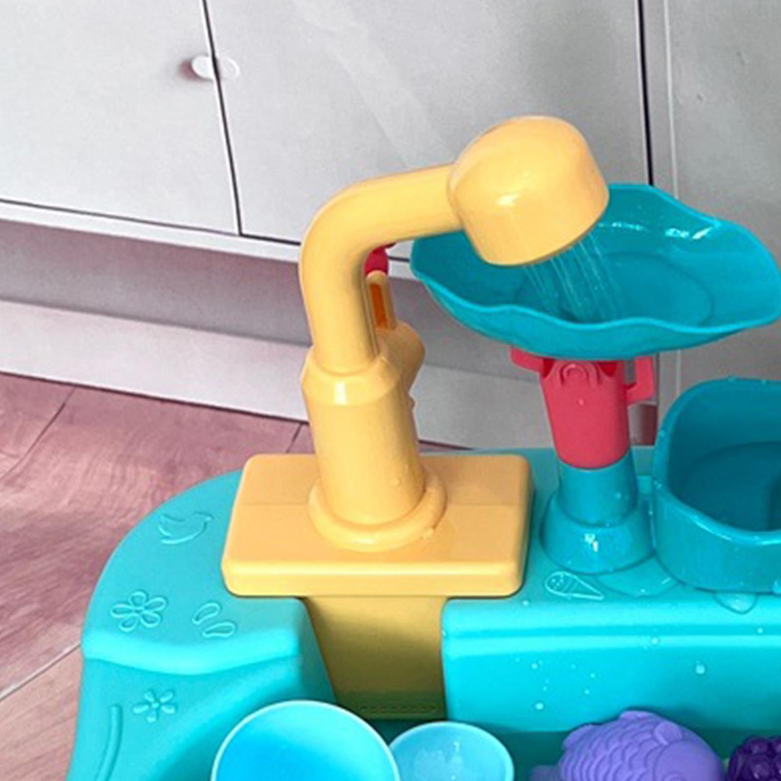 シンクおもちゃ 自動電池式 リアルな子供用シンク交換用蛇口  - Kids Outdoor Kitchen Accessories のレビューと価格