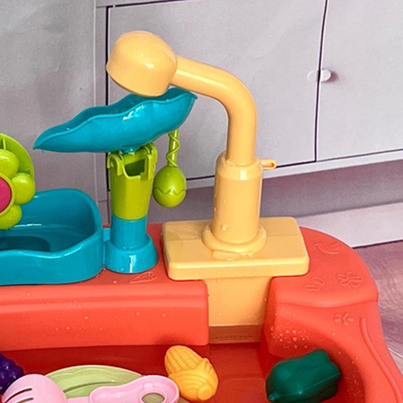 シンクおもちゃ 自動電池式 リアルな子供用シンク交換用蛇口  - Kids Outdoor Kitchen Accessories のレビューと価格
