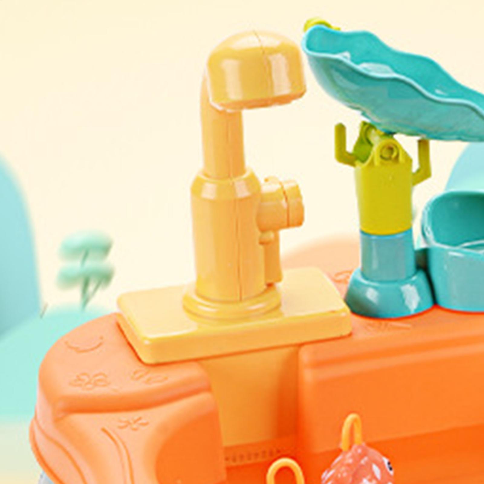 シンクおもちゃ 自動電池式 リアルな子供用シンク交換用蛇口  - Kids Outdoor Kitchen Accessories のレビューと価格