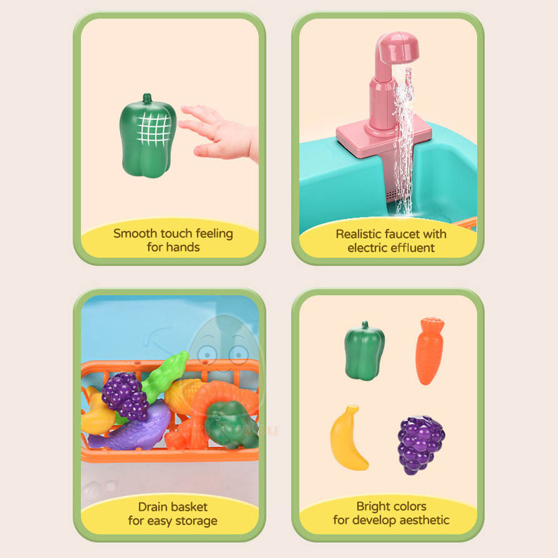子供向けのシミュレーションおもちゃ,キッチンプレイマシン,洗 - Kids Outdoor Kitchen Accessories のレビューと価格